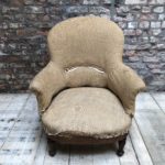 ancien fauteuil crapaud