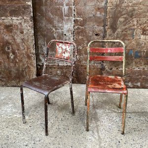 chaises industrielles Tolix