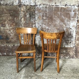 canciennes chaises bistrot en bois