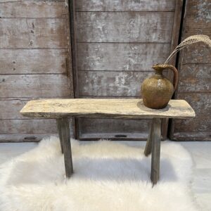 Petit banc en bois brut - petit banc rustique